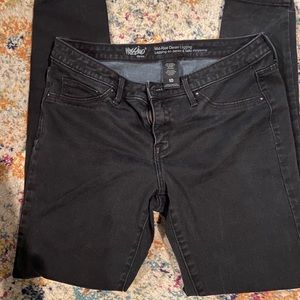 Black denim pants
